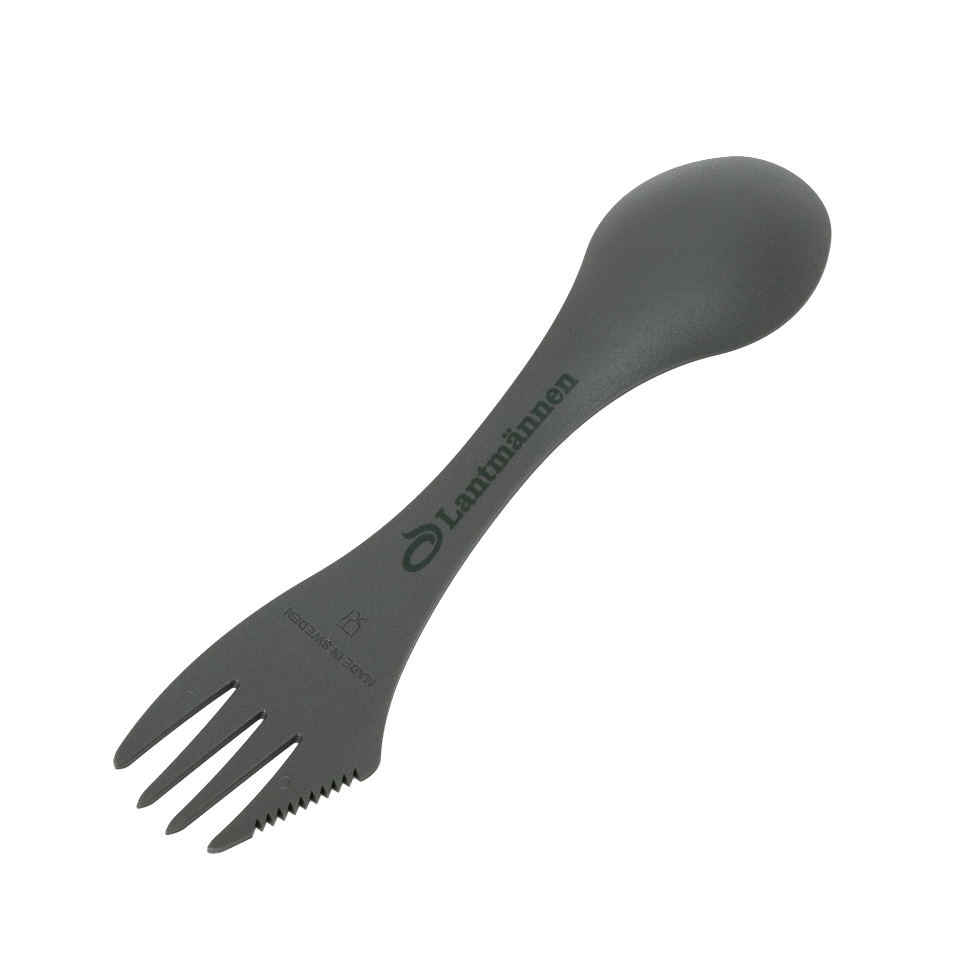 grön spork med lantmännen logga