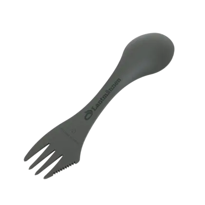 grön spork med lantmännen logga
