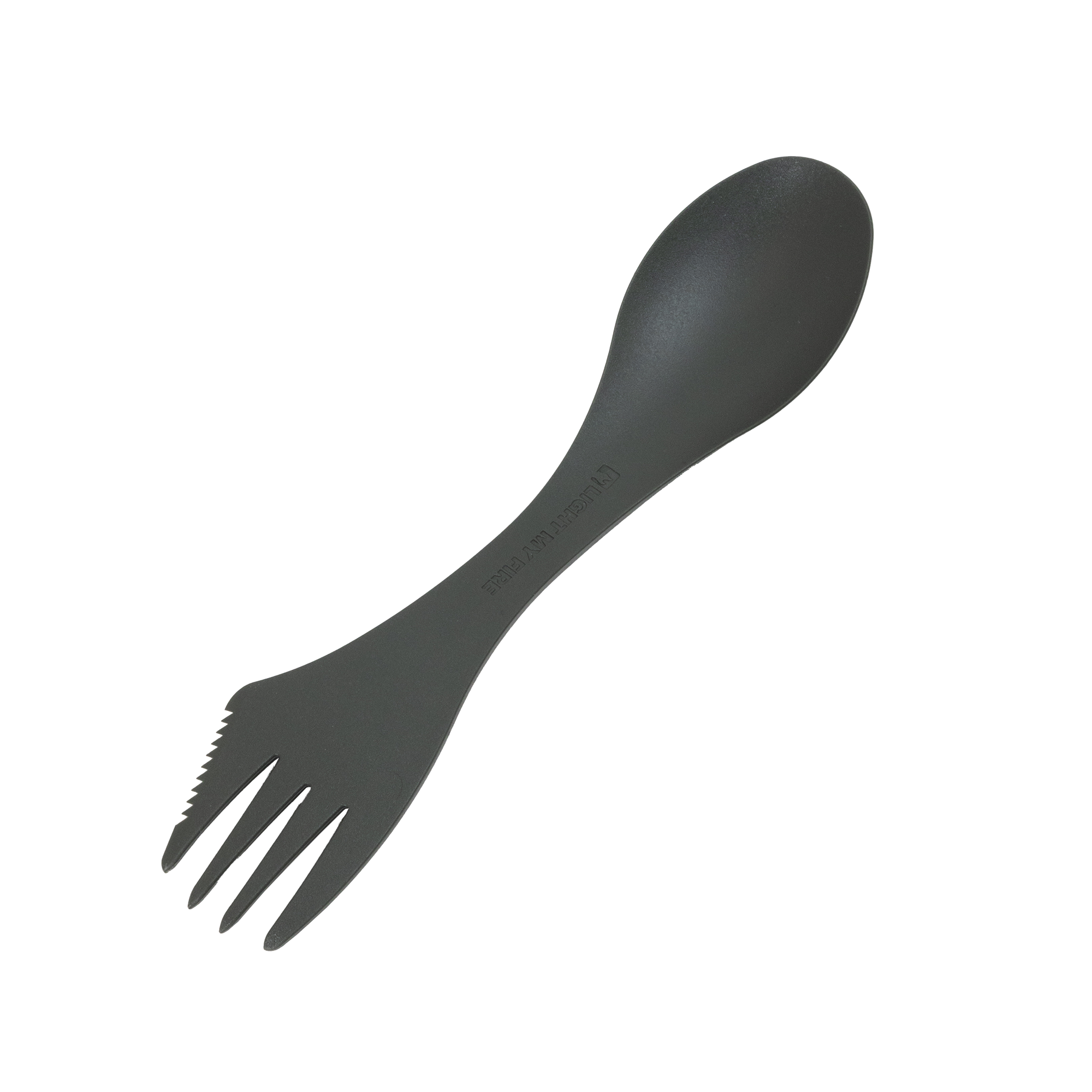 grön spork baksida