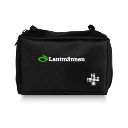 first aid kit väska med lantmännen logga
