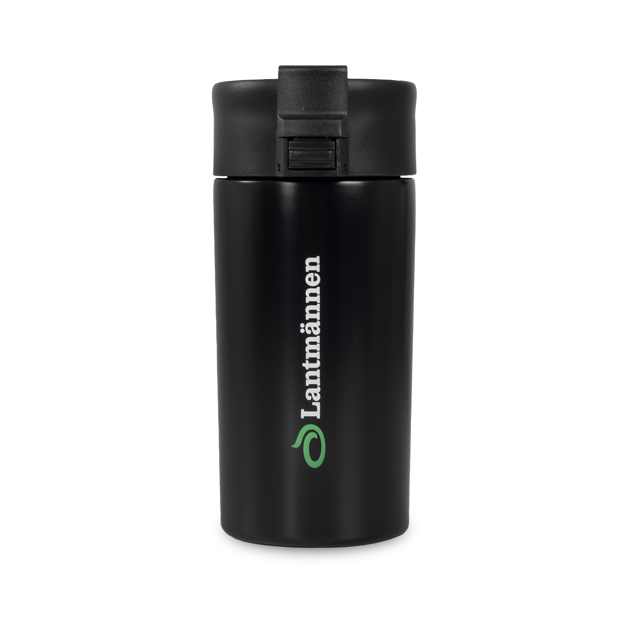 svart lantmännen termosmugg